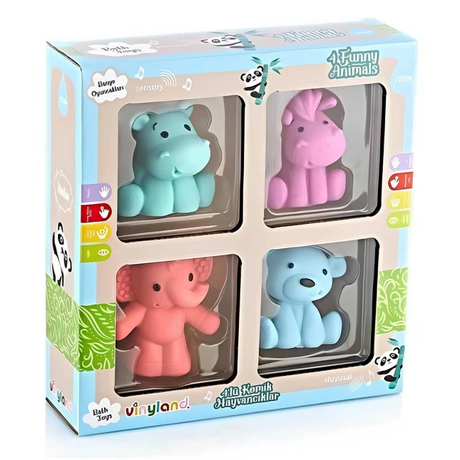 Erpa 4-Piece Funny Animals 661549