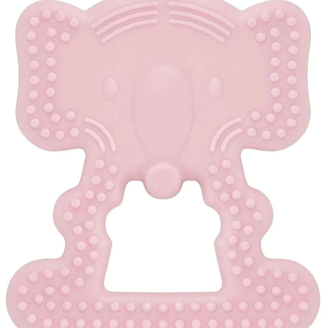 Babyjem Yumuşak Diş Kaşıyıcı Fil Pembe