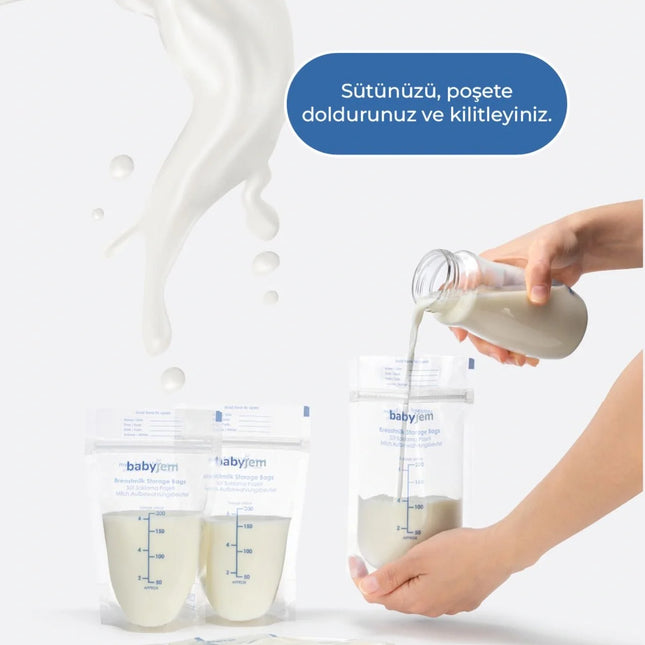 Babyjem Ultra Koruyucu Süt Saklama Poşeti 25 Adet