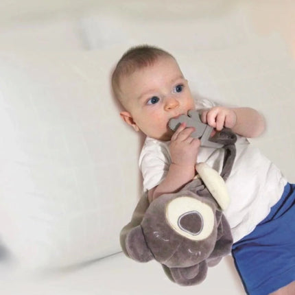 Babyjem Diş Kaşıyıcılı Uykucu Ayıcık 680 Gri