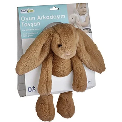 Babyjem Uyku Arkadaşım Oturabilen Tavşan Kahve 35 Cm