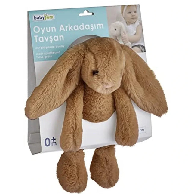 Babyjem Uyku Arkadaşım Oturabilen Tavşan Kahve 35 Cm