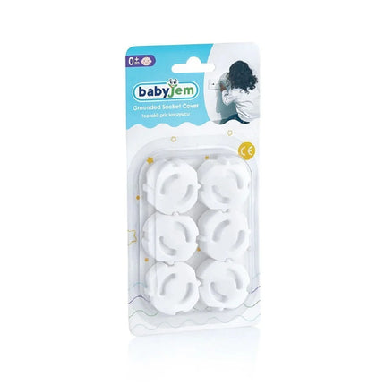 Babyjem Topraklı Priz Koruyucu (6 Adet)