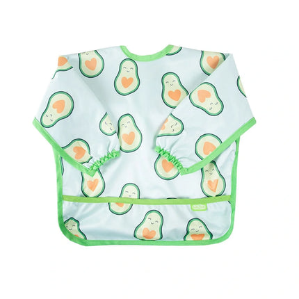 Babyjem Baskılı Blw Kollu Mama Önlüğü Avakado Desen