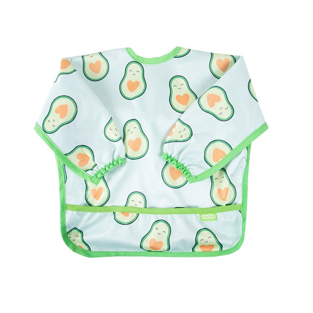 Babyjem Baskılı Blw Kollu Mama Önlüğü Avakado Desen
