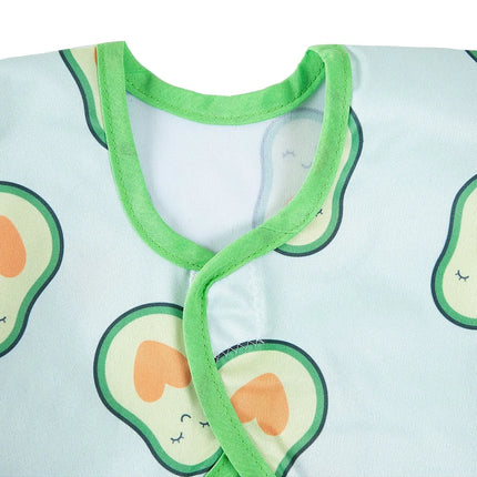 Babyjem Baskılı Blw Kollu Mama Önlüğü Avakado Desen