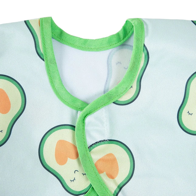 Babyjem Baskılı Blw Kollu Mama Önlüğü Avakado Desen