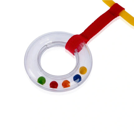 Babyjem Pusete Asılabilir Kare Sesli Çıngırak Sarı