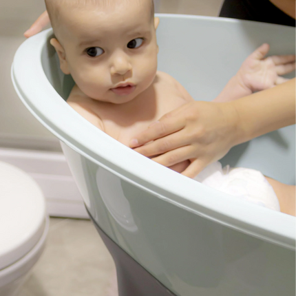 Babyjem Elegant Yenidoğan Ayaklı Bebek Banyo Küvet Seti Soft Mavi