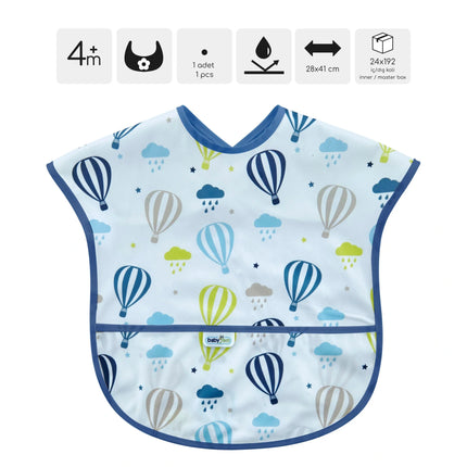Babyjem Baskılı Blw Kolsuz Mama Önlüğü Balon Desen