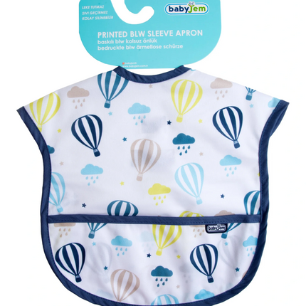 Babyjem Baskılı Blw Kolsuz Mama Önlüğü Balon Desen