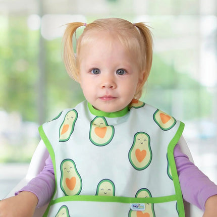 Babyjem Baskılı Blw Kolsuz Mama Önlüğü Avakado Desen