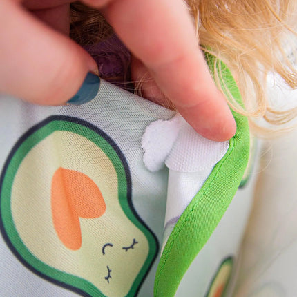 Babyjem Baskılı Blw Kolsuz Mama Önlüğü Avakado Desen