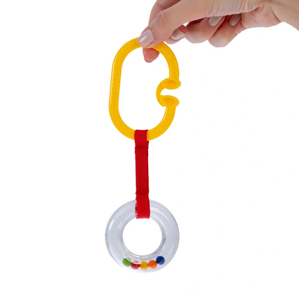 Babyjem Pusete Asılabilir Oval Sesli Çıngırak Sarı