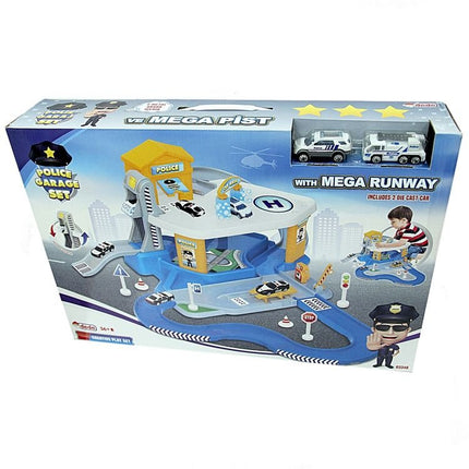 Dede Police Garage Set Mega Track