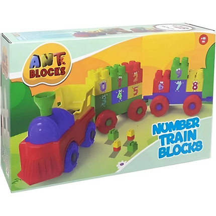Asya Oyuncak Ant Blocks Numbered Train