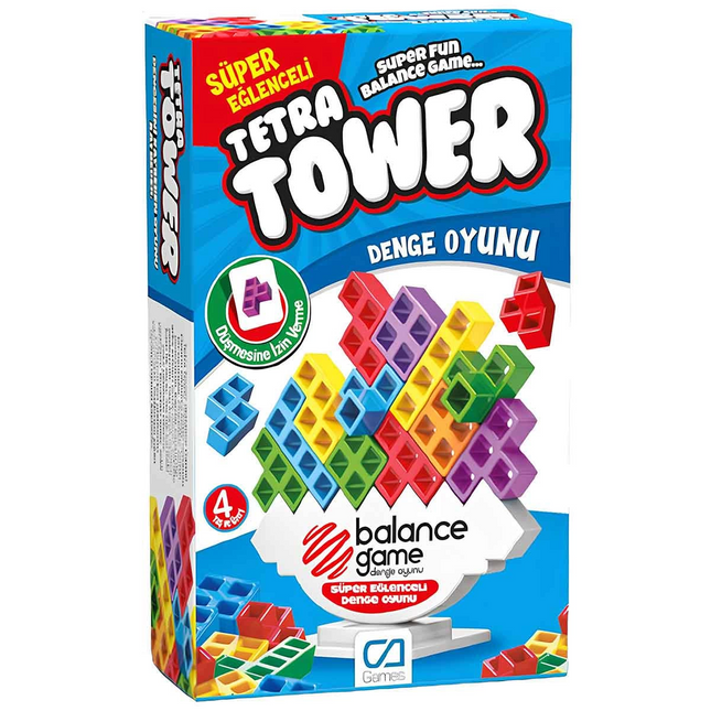 Tetra Tower Balance Board Game