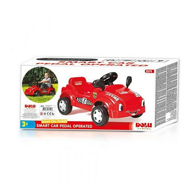 Smart Oto Pedallı Kırmızı Araba