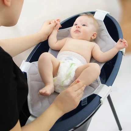 Babyjem Elegant Yenidoğan Ayaklı Bebek Banyo Küvet Seti İndigo Mavİ