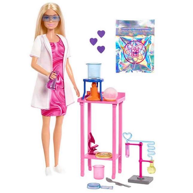 Barbie Kariyer Oyun Setleri Bilim Uzmanı ve Aksesuarları