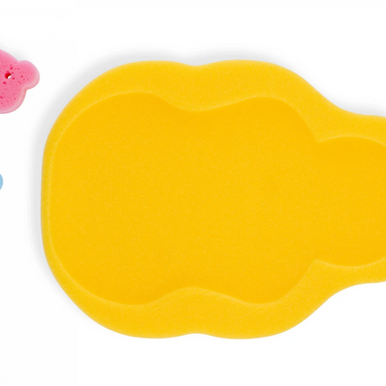 Babyjem Bebek Küvet İçi Sünger + Yıkama Süngeri Sarı
