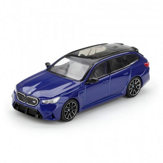 Mini GT 1/64 BMW M5 Touring (G99) MarinaBay Blue Metallic