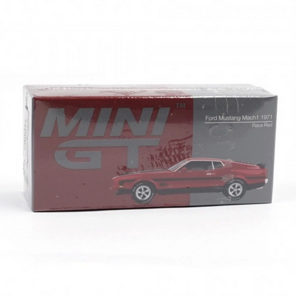 Mini GT 1/64 Ford Mustang Mach1 1971 Race Red