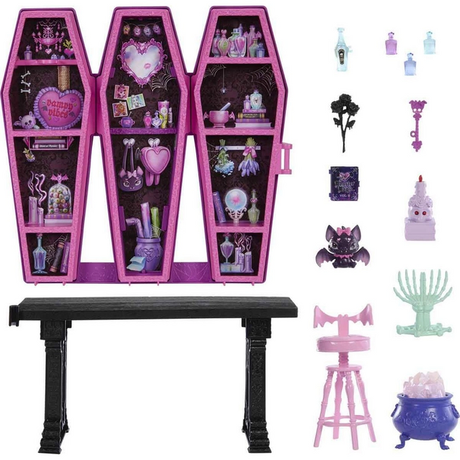 Monster High Draculaura'nın Gizli İksirler Odası Oyun Seti
