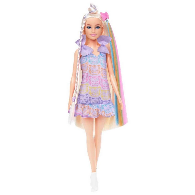 Barbie Upuzun Muhteşem Saçlı Bebek Saç Tasarım Oyun Seti