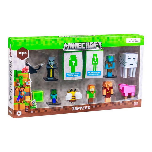 Minecraft 3D Toppeez 12'li Deluxe Figür Seti Seri 2