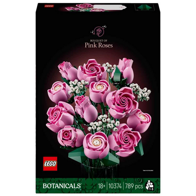 LEGO Pembe Gül Buketleri 10374