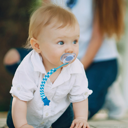 Babyjem Klipsli Emzik Askısı Mavi Ayıcık