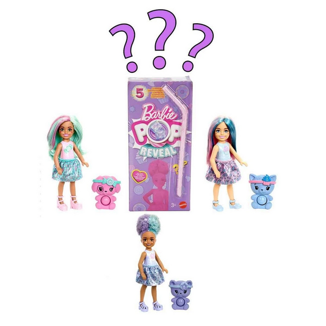 Barbie Chelsea POP Reveal Atıştırmalık Serisi Sürpriz Paket