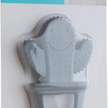 Babyjem Yumuşak Kaktüs Dişlik Diş Kaşıyıcı Gri