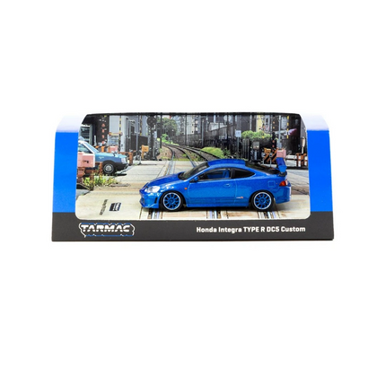 Tarmac Works 1/64 Honda Integra TYPE R DC5 Custom Blue Metallic - ROAD64