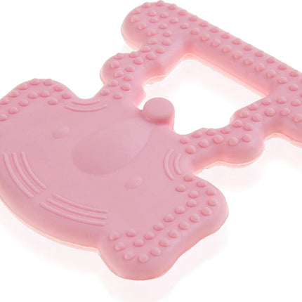Babyjem Yumuşak Diş Kaşıyıcı Fil Pembe