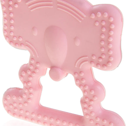 Babyjem Yumuşak Diş Kaşıyıcı Fil Pembe