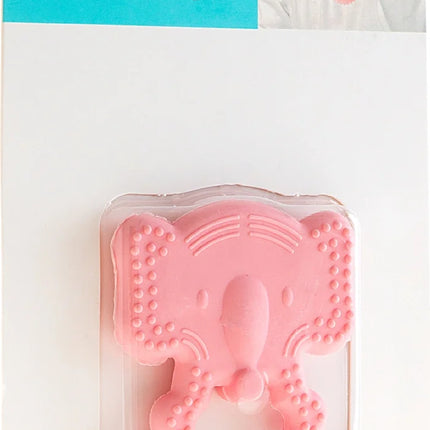 Babyjem Yumuşak Diş Kaşıyıcı Fil Pembe