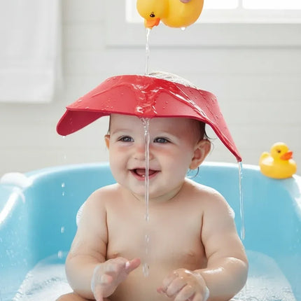 Babyjem Cırtlı Ayarlanabilir Banyo Siperi Kırmızı