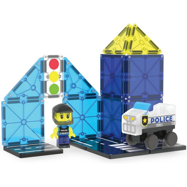 Magna Tiles Polis Devriyesi 20 Parça