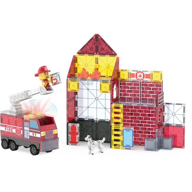 Magna Tiles İtfaiye İstasyonu 50 Parça