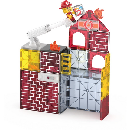 Magna Tiles İtfaiye İstasyonu 50 Parça