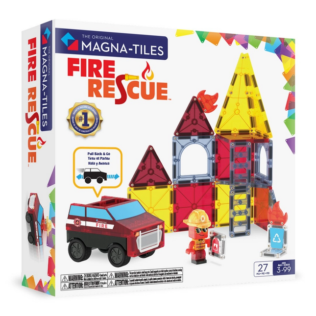 Magna Tiles İtfaiye ve Kurtarma 27 Parça
