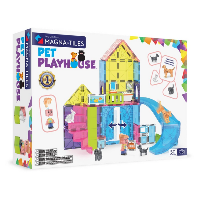 Magna Tiles Evcil Hayvan Oyun Evi 50 Parça
