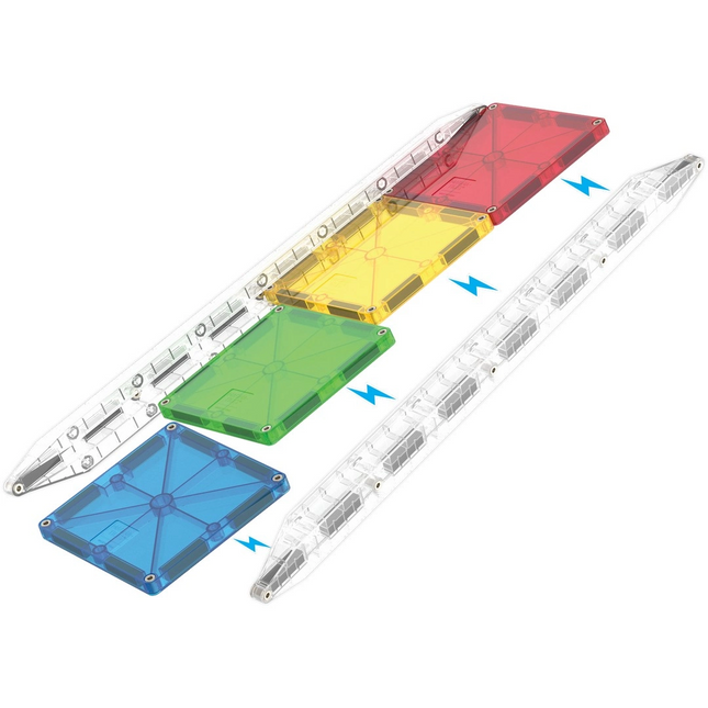 Magna Tiles Rail Racers 33 Parça