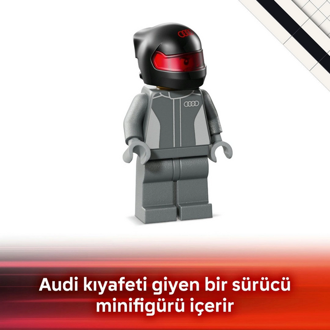 LEGO Speed Champions Audi Revolut F1 Team Yarış Arabası 77259