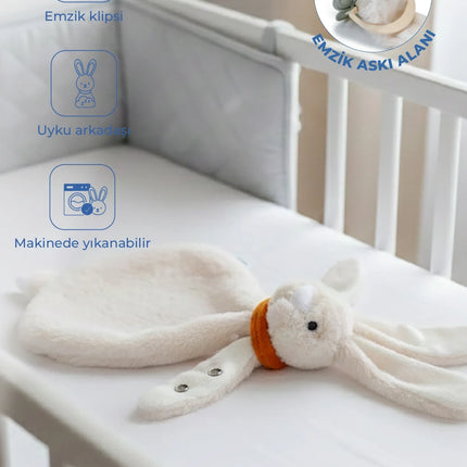 Babyjem Emzik Askılı Tavşan Uyku Arkadaşı Taş