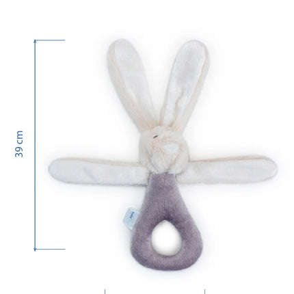 Babyjem Tutmalı Çıngıraklı Mini Peluş Tavşan Taş 842