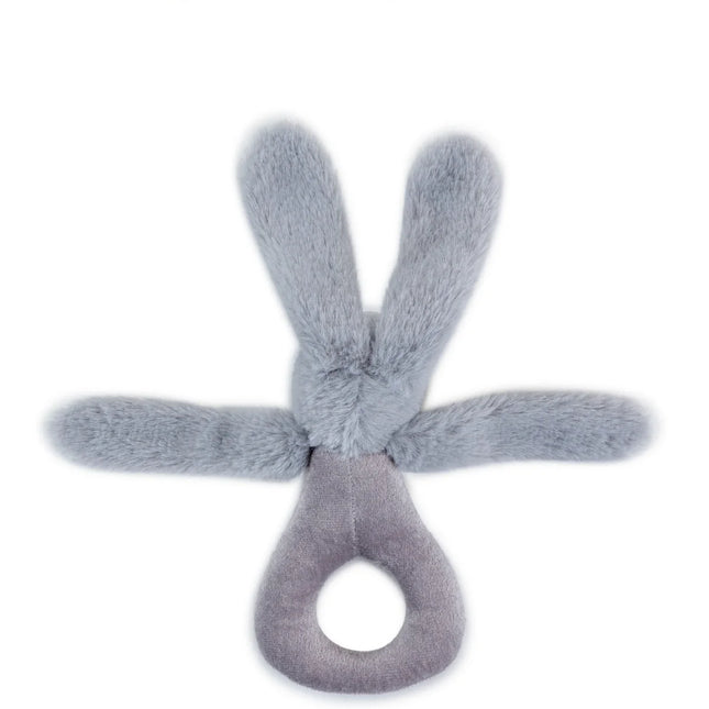 Babyjem Tutmalı Çıngıraklı Mini Peluş Tavşan Gri 842