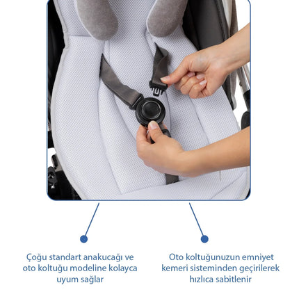 Babyjem Nefes Alabilen Kumaş Air Ana Kucağı Pedi